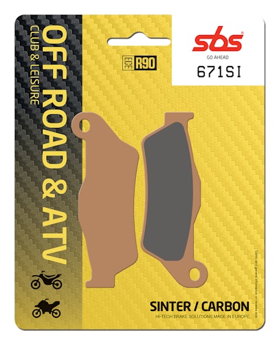 SBS Bremsbelag 671SI Offroad Sinter