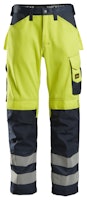 Snickers High-Vis-Arbeitshose, Warnschutzklasse 2