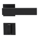 Vorschaubild Griffwerk VAYA 200 CUBICO fast2fix Fast2Fix Rosetten eckig WC Graphitschwarz