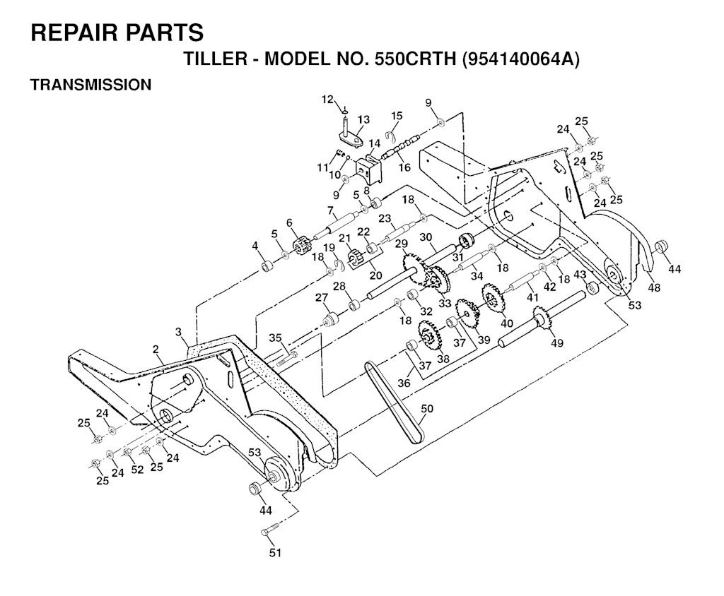 Explosionszeichnung Ersatzteile