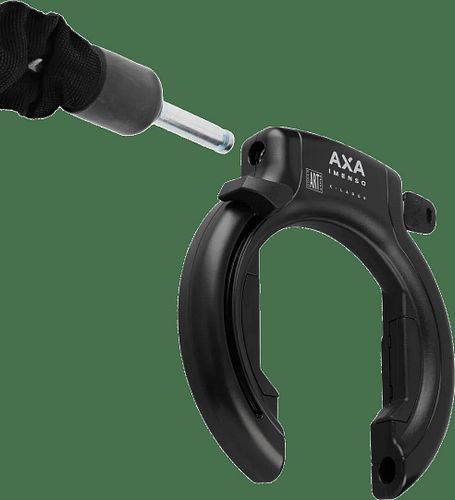 Axa Rahmenschloss Imenso X-Large schwarz NAZ, nicht abziehbarer Schlüssel, ART**-