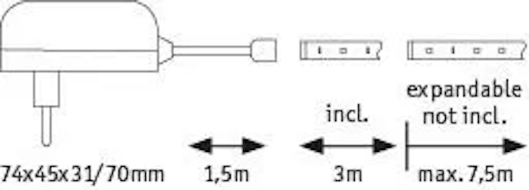 Paulmann YourLED LED Strip Warmweiß
