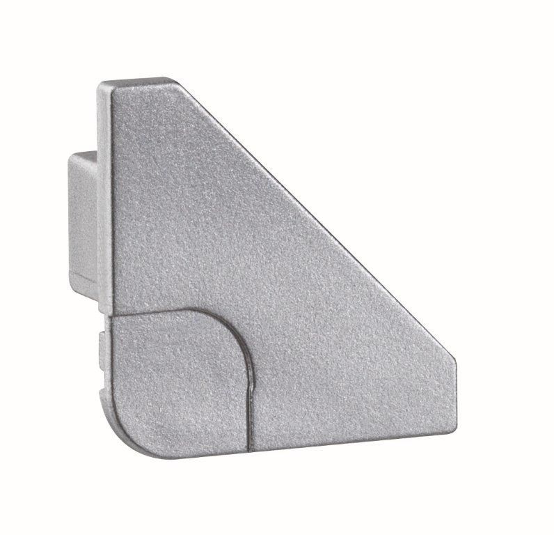 Paulmann LED Strip Profil Delta End Cap 2er Pack in Alu matt