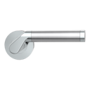 Vorschaubild Griffwerk Türgriff CORINNA Schraubrosette  - Chrom/Edelstahl - AUSLAUFARTIKEL