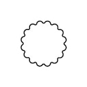 Kaiser Ausstechform Mandelring 5 cm