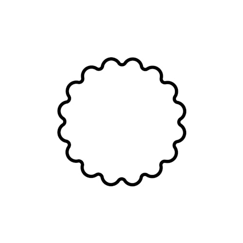 Kaiser Ausstechform Mandelring 5 cm