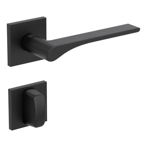 Griffwerk VAYA 261 LEAF LIGHT fast2fix Fast2Fix Rosetten eckig WC Graphitschwarz