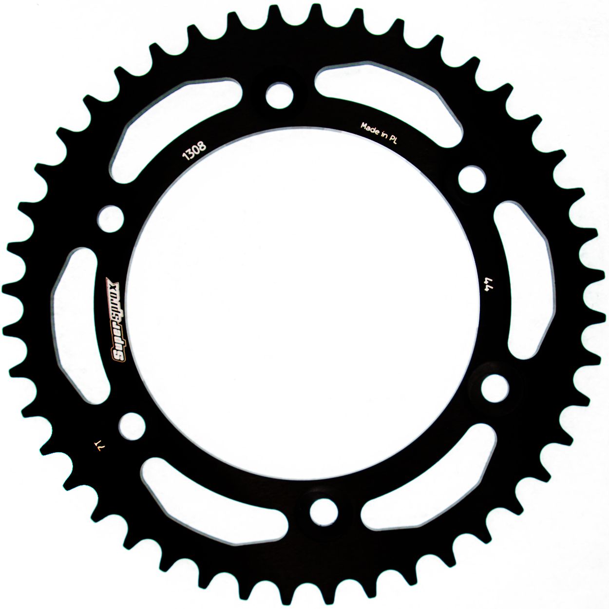 Supersprox Alu-Kettenrad 520 44Z (Schwarz)