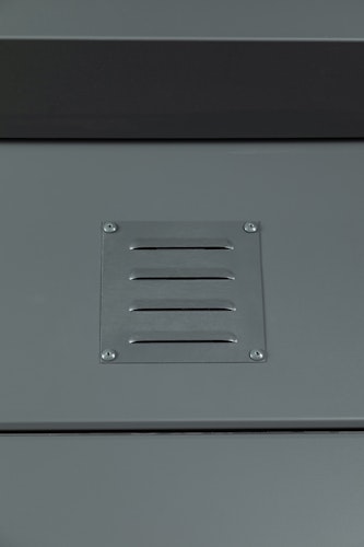 Telluria Metallgerätehaus Classico 2724 mit Lounge Anbau small inkl. 2 Fenster