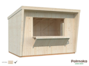 Vorschaubild Palmako Marktstand Kira 7,7 m² - 16 mm