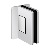 Griffwerk Pendeltürband 1.0 -Glas-Wand -Edelstahl-Optik matt T-Anschraubplatte 50Kg Traglast (pro Paar) -stückweise verpackt