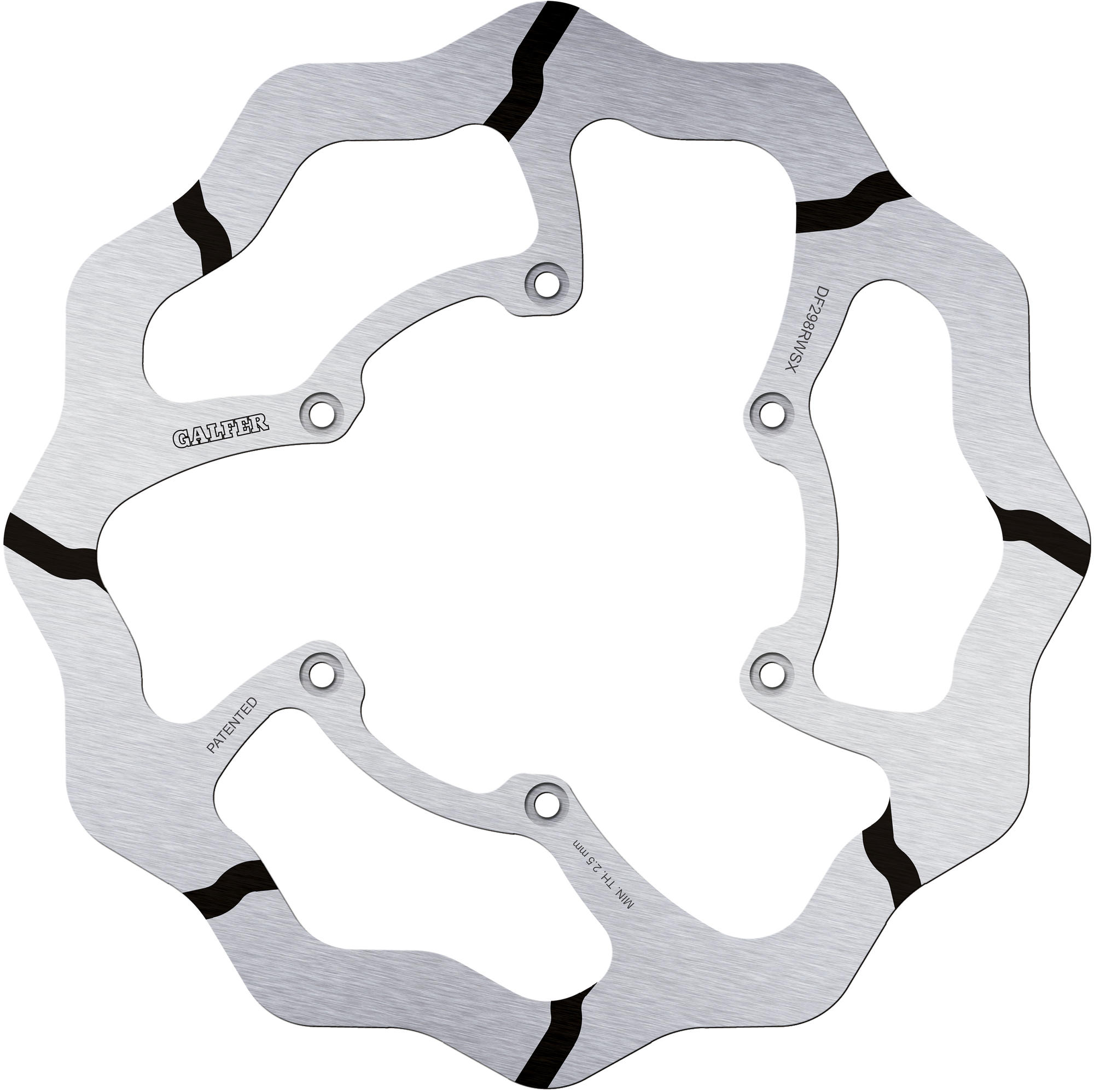 Galfer Bremsscheibe DF298 - Typ RWSX (starr grooved oversize)