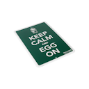 Vorschaubild Big Green Egg Texttafel grün - Keep calm an EGG on