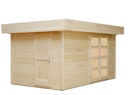 Wolff Finnhaus Gartenhaus Pulti Varianta 40 2-Raum