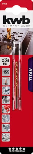 kwb TITAN HSS Sp-Bohrer  3,5 mm SB 238635