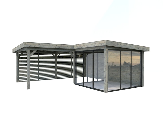 Palmako Carport/Pavillon Connect Lenna 24,9 m² Set 411 Slide