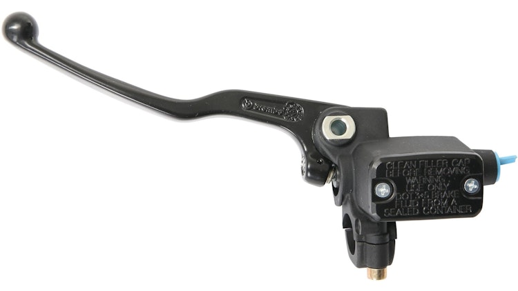 Brembo Kupplungsgeberzylinder PS13 schwarz, Hebel schwarz, Kupplungsgeberzylinder Hydraulisch