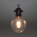 Vorschaubild Konstsmide Weihnachtsbeleuchtung LED Globe Party Lichterketten mit 5 bernsteinfarbenen Dioden