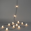 Vorschaubild Konstsmide Weihnachtsbeleuchtung LED Lichterkette 30 runde opalfarbene Birnen,warmweiße Dioden