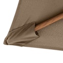Vorschaubild doppler Mittelmastschirm LIFE Woodstyle 305 Lift, Aluminium Holzoptik / 100 % Polyester 180 g/m² 