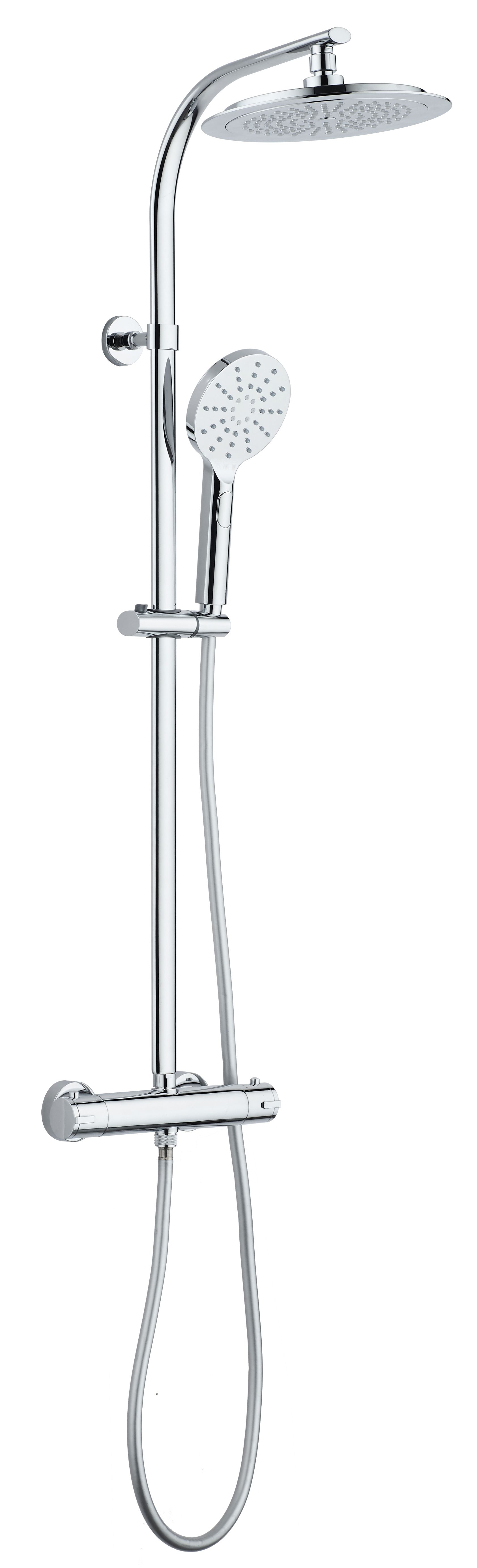 Überkopfbrauseset MADURA FRESH mit Thermostatarmatur, Chrom