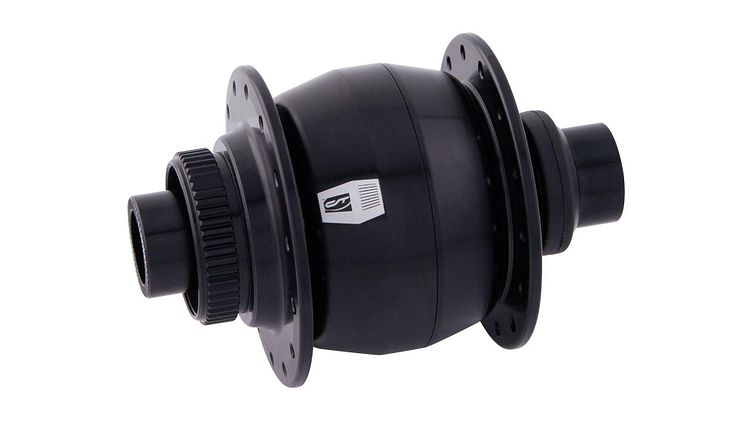 CONTEC Nabendynamo Powerhouse Hub 1+ 28 Loch schwarz