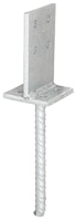Alberts® T-Pfostenträger mit Steg 130x80mm