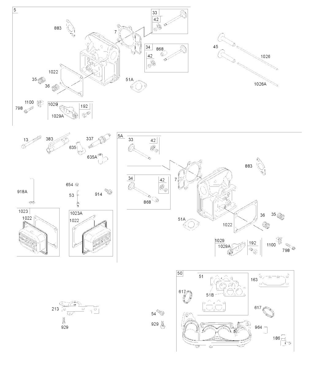 Explosionszeichnung Ersatzteile