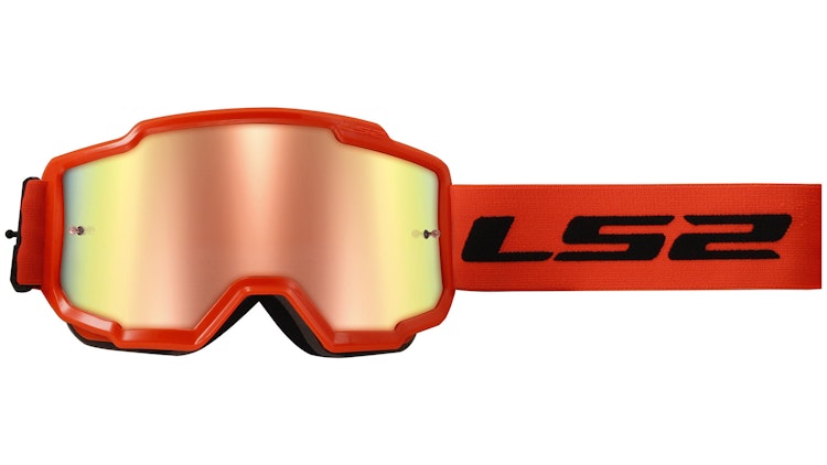 LS2 Crossbrille Charger – Ne­on­orange/Iridium