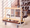 TRIXIE Hunde-Absperrgitter Holz 65-108x50cm