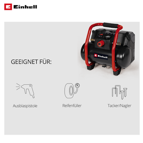 Einhell Akku-Kompressor TE-AC 36/150 Li OF-Solo 4020415