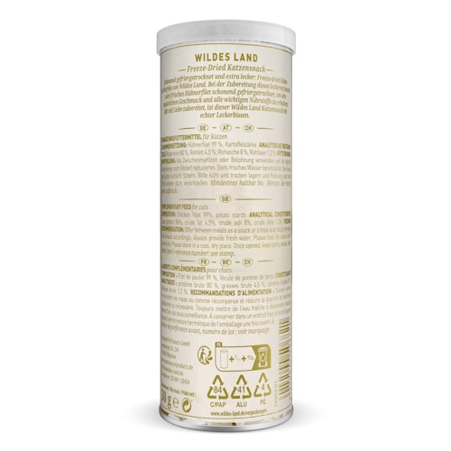 WILDES LAND Katze Freeze Dried Katzensnack