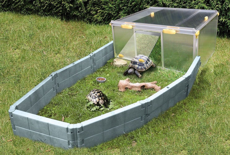 JUWEL Schildkrötenhaus PAULA Auslaufgehege basalt