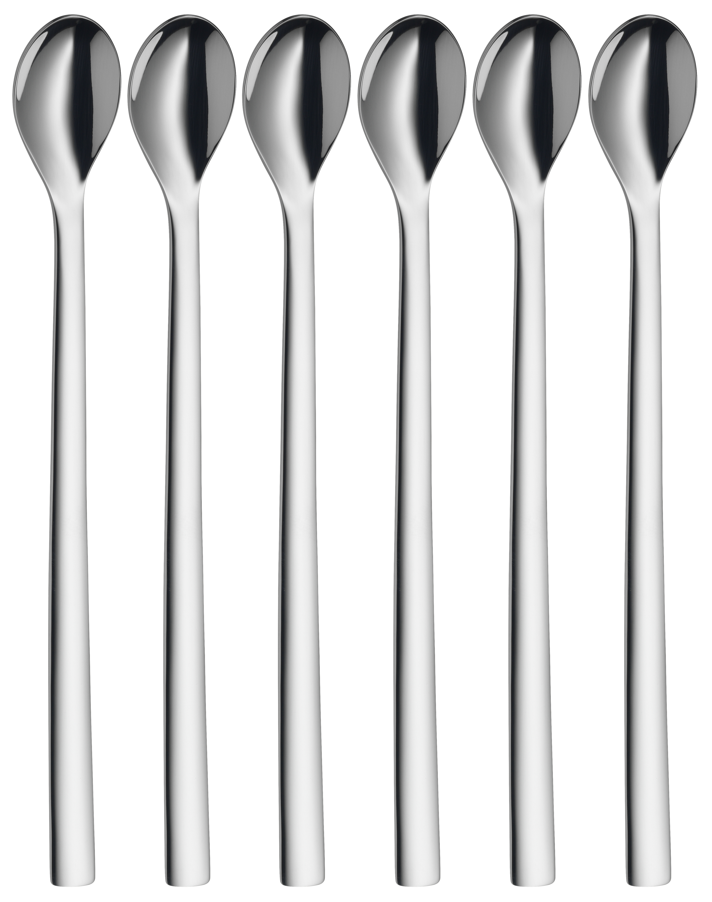 WMF Langstiellöffel Nuova silber glänzend 6 Stück