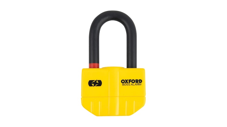 Oxford Bremsscheibenschloss gelb / schwarz