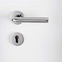 Vorschaubild Griffwerk Türgriff ANTONELLA K3 Klippgarnitur- Edelstahl poliert / matt