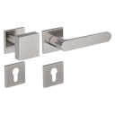 Vorschaubild Griffwerk Wechselgarnitur VAYA 291 AVUS fast2fix Fast2Fix  Rosetten eckig Knopf SQUARE Samtgrau R