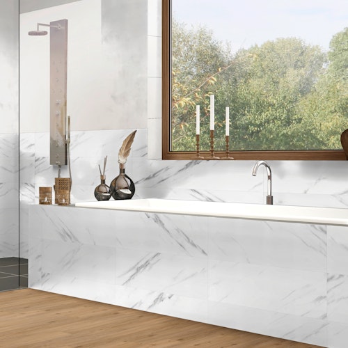 Revét Vinyl Wandfliese Marble Hochglanz 60 x 30 cm
