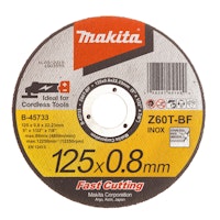 Makita Trennscheibe 125x0,8mm Inox B-45733