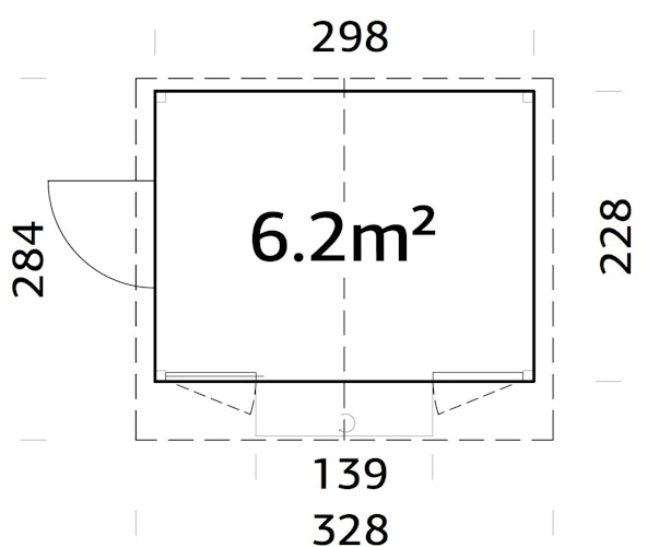 Palmako faltbarer Marktstand Marian 6,2 m² - 16 mm (20 Minuten Aufbauzeit!) 