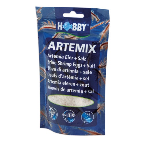 HOBBY Artemix Eier & Salz 195 Gramm für 6 Liter Fischfutter