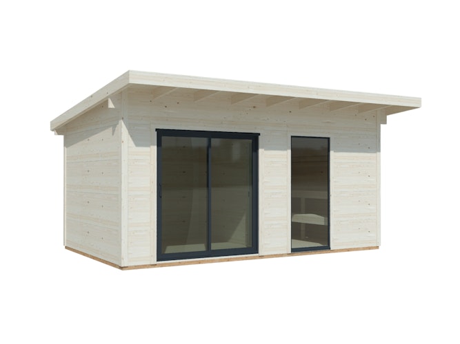 PRE:GA Black Forest Premium Sauna mit Vorraum 14 m²