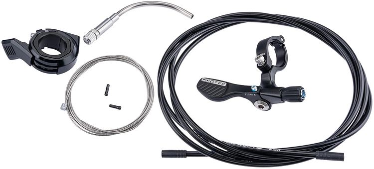 CONTEC Variosattelstütze Drop-A-Gogo II 31,6 mm schwarz 410 mm lang, 125 mm Verstellbereich, max
