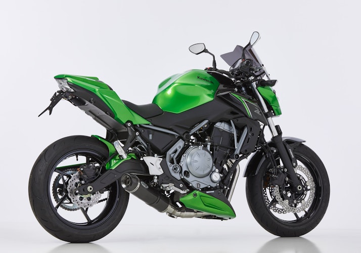 SHARK KOMPLETTANLAGE Carbon  Street GP für KAWASAKI Ninja 650,Z650 EURO4  