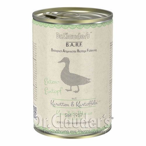 Dr.Clauder´s B.A.R.F. Komplett Menue 800 Gramm Hundenassfutter