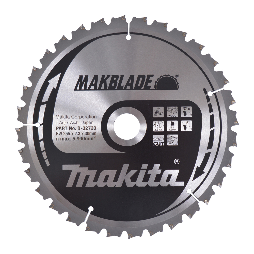 Makita MAKBLADE Sägeb. 255x30x32Z B-32720