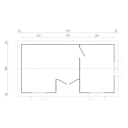 Vorschaubild Palmako Ferienhaus Anna 26,8 + 1,9 m² - 70 mm