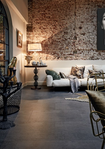 Handmuster Meister Laminatboden MeisterDesign. laminate LB 150 857 x 398 x 8 mm 06857 Copper Iron Steinporen-Struktur