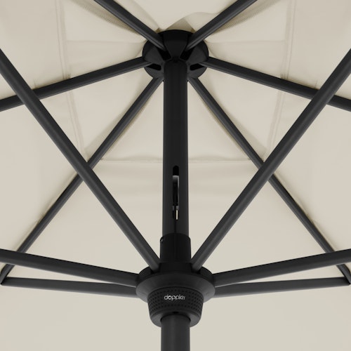 doppler Mittelmastschirm myZONE 300 x 200 Auto Tilt, Aluminium Anthrazit / 100 % Polyester 180 g/m²