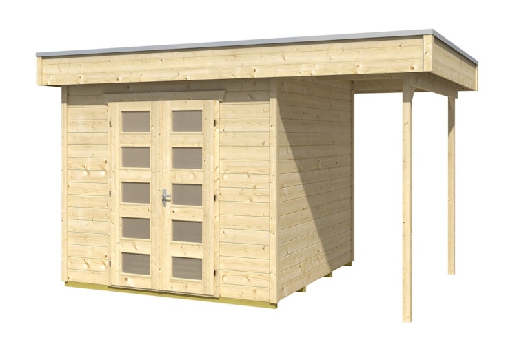 Skan Holz 28 mm Blockbohlenhaus Venlo 2